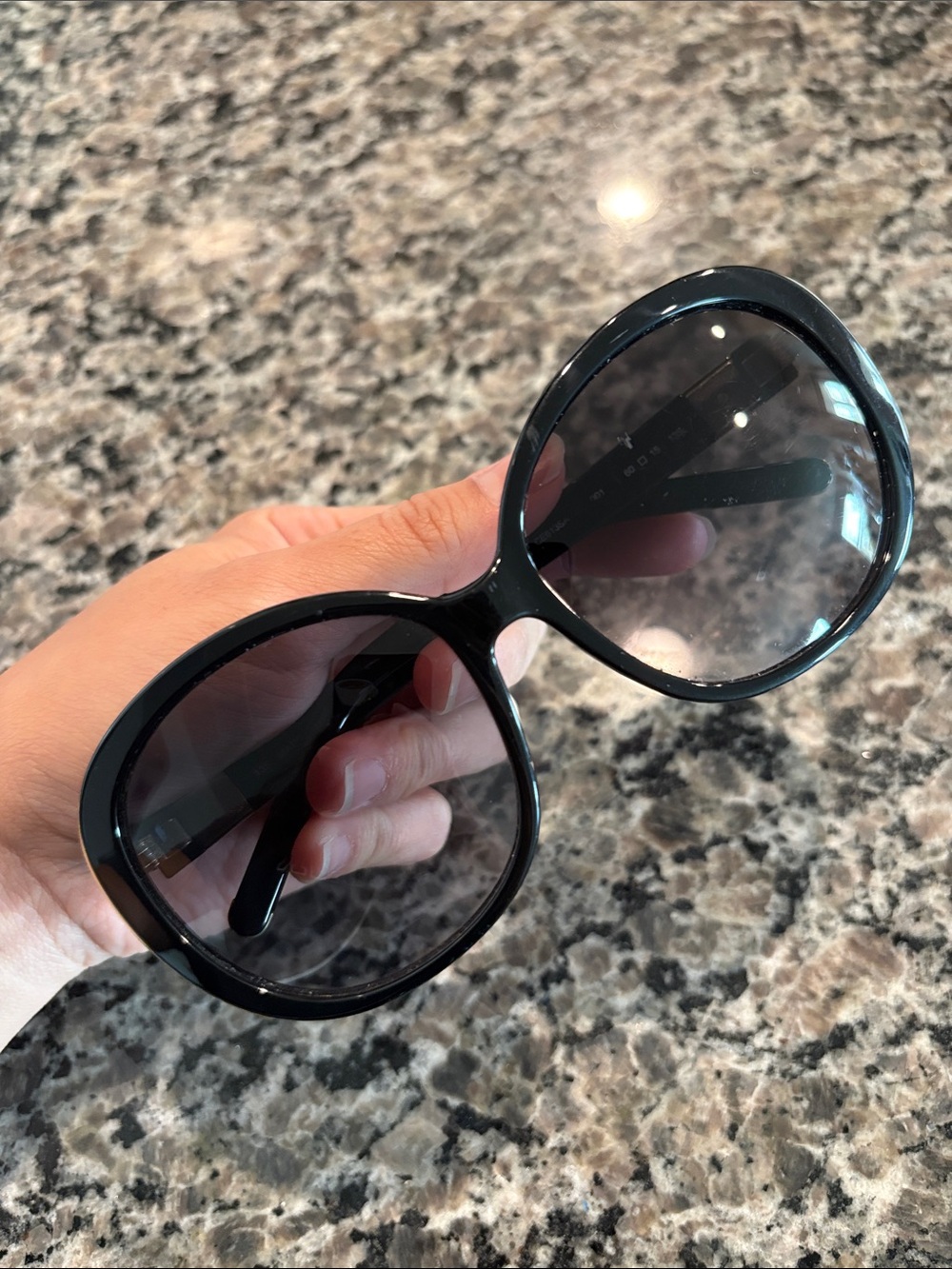 Chloe Black Oversized Women's Sunglasses - Classic UV Shades